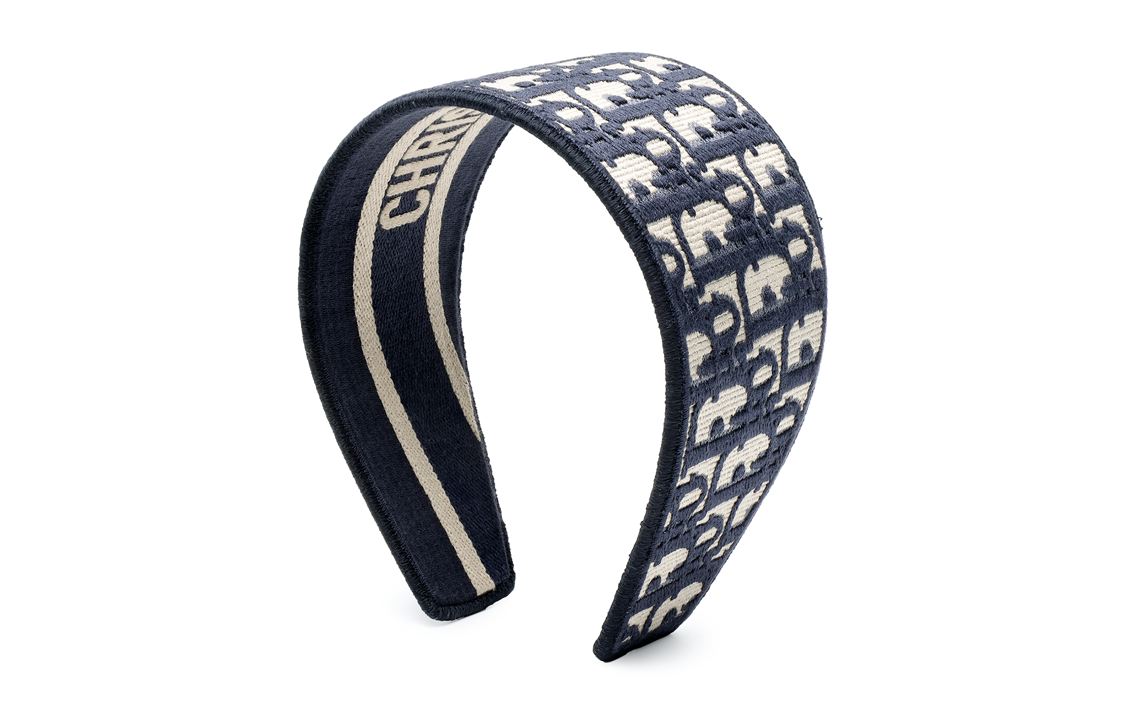 (Women) Dior Logo Pattern Cotton Headband for Women 12DOB986X135-C540 圖 2