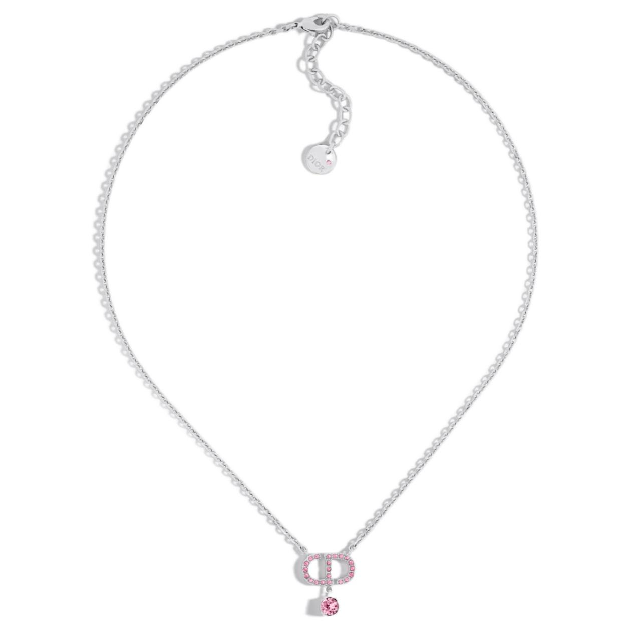 (Women) DIOR Logo Pendant Necklace for Women - Silver. N2890WOMCY 圖 3