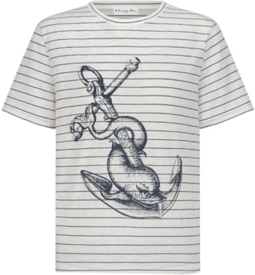 (W) DIOR ロゴ ストライプ ニット クルーネック 半袖 Tシャツ SS22 レディース ベージュ 213T12A4487-X0815 Buy (W) DIOR ロゴ ストライプ ニット クルーネック 半袖 Tシャツ SS22 レディース ベージュ 213T12A4487-X0815