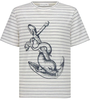 (W) DIOR Kaos Wanita Beige Lengan Pendek Crewneck Striped Logo Knit SS22. 213T12A4487-X0815 Order (W) DIOR Kaos Wanita Beige Lengan Pendek Crewneck Striped Logo Knit SS22. 213T12A4487-X0815