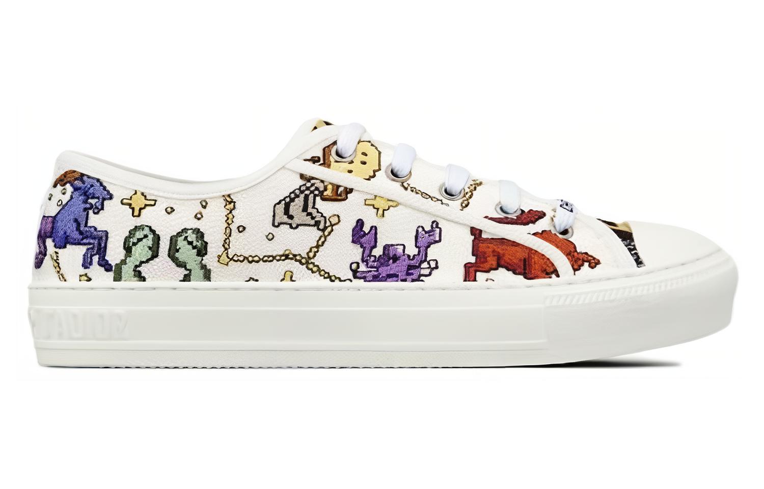 (W) Dior Low-Top Lace-Up Sneaker 'White' 圖 2