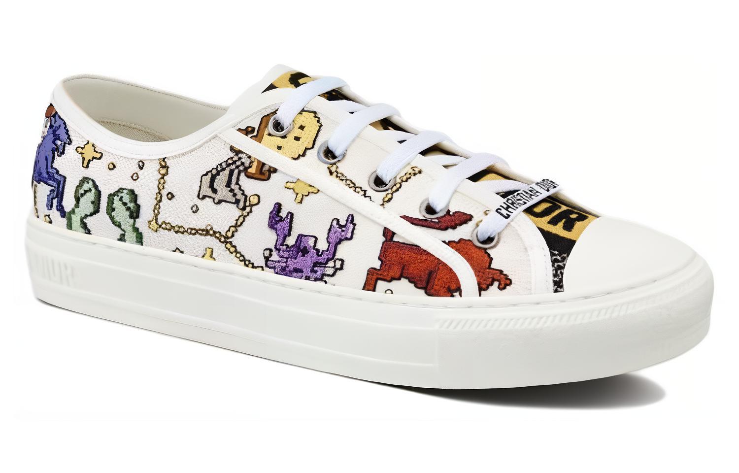 (W) Dior Low-Top Lace-Up Sneaker 'White' 圖 3