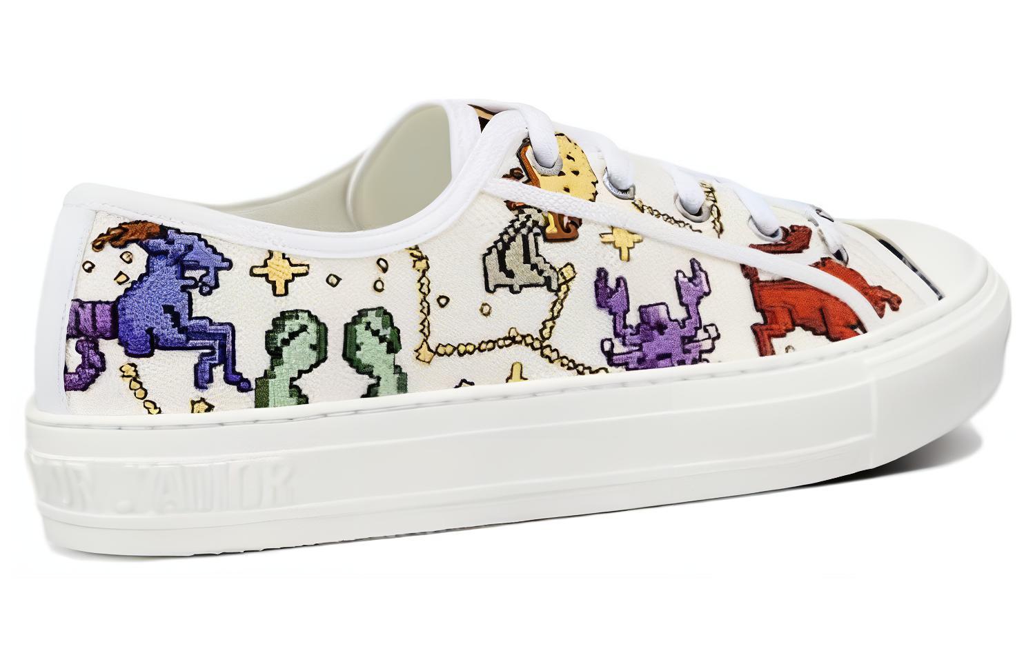 (W) Dior Low-Top Lace-Up Sneaker 'White' 圖 4