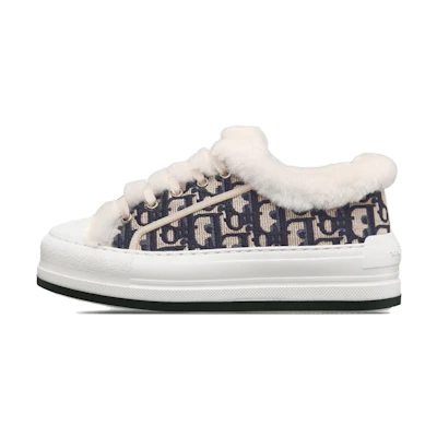 (W) Dior Low-Top Sneaker 'White Leather'