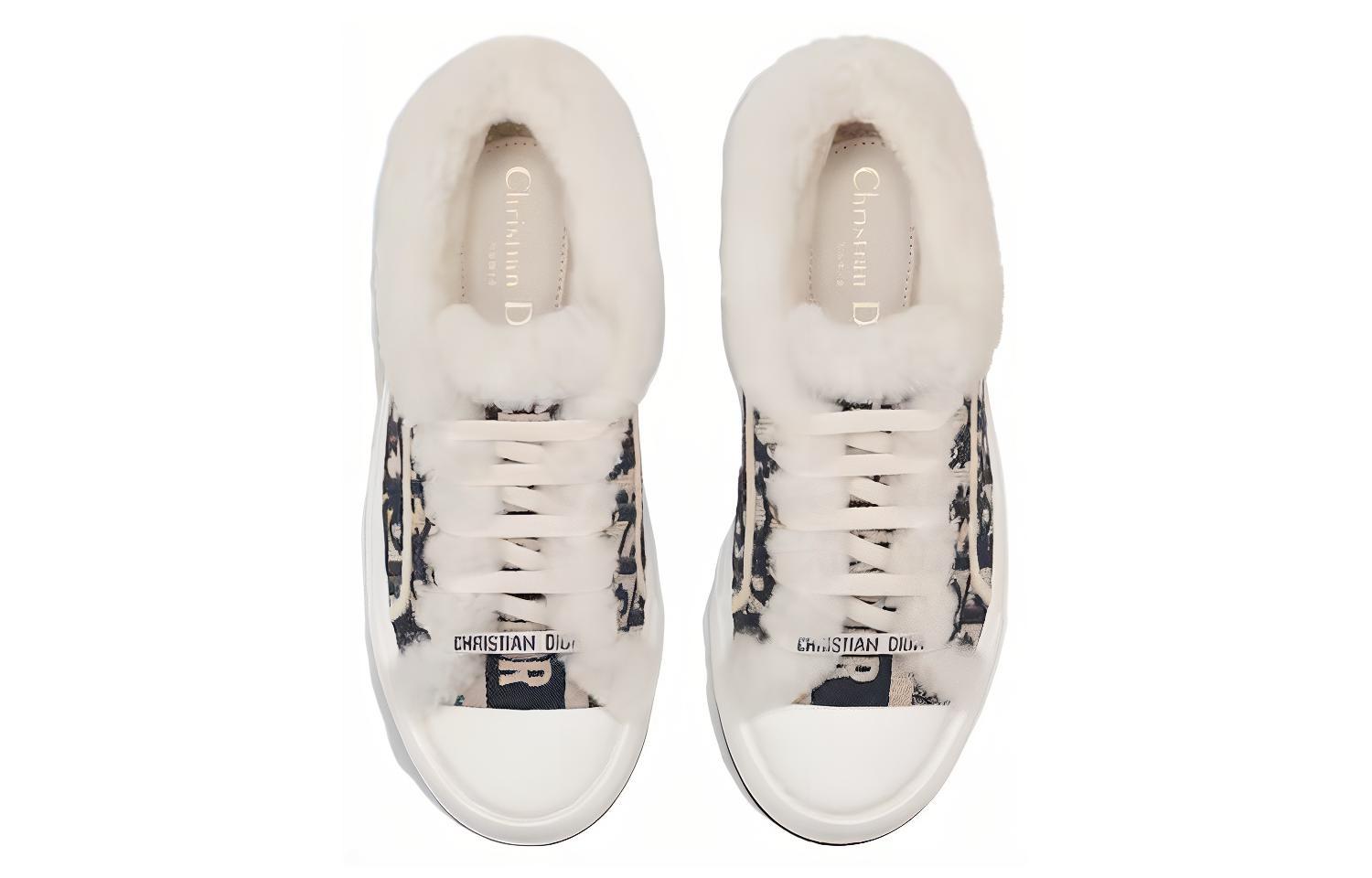 Lookbook DIOR迪奧 皮革 百搭舒適 低筒 板鞋 女款 白色