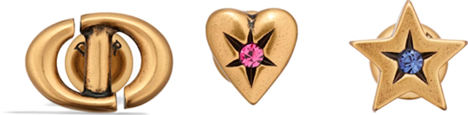 (Women) DIOR Lucky Star Heart-Shaped CD Crystal Earrings Gold E3294WOMCYD09X Order (Women) DIOR Lucky Star Heart-Shaped CD Crystal Earrings Gold E3294WOMCYD09X