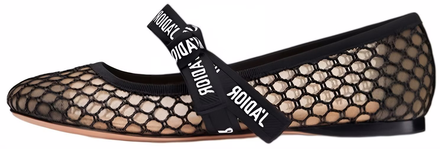 women-dior-mesh-fabric-flats-black-kcb-451-rrn-s900