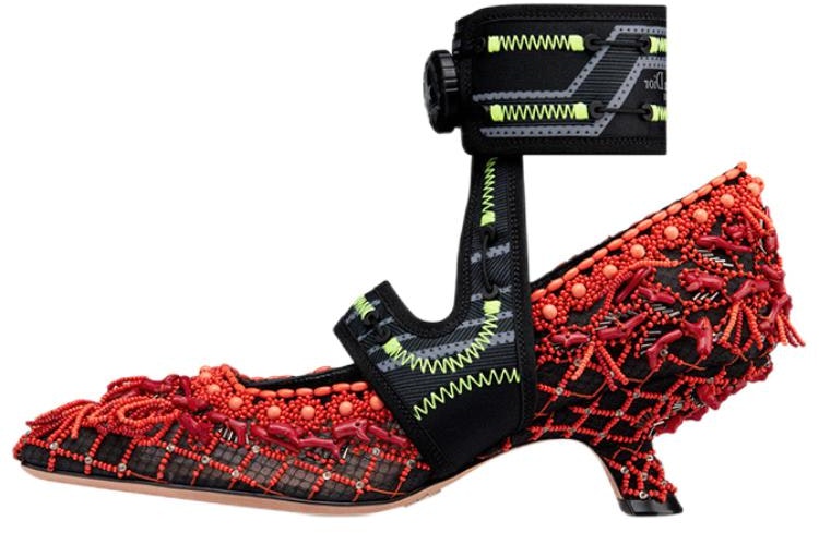 women-dior-mesh-fabric-high-heeled-shoes-black-red-kdp-965-coy-s36-x