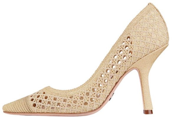 (W) Dior Tacón Alto de Malla 'Oro' KDP930LNE_S71K Buy (W) Dior Tacón Alto de Malla 'Oro' KDP930LNE_S71K