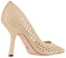 Shop (W) Dior Tacón Alto de Malla 'Oro' KDP930LNE_S71K