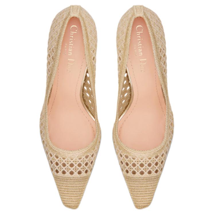 Purchase (W) Dior Tacón Alto de Malla 'Oro' KDP930LNE_S71K