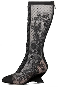 (W) Dior メッシュジップハイブーツ (黒/6.5cm) KCI972BYE_S900 Buy (W) Dior メッシュジップハイブーツ (黒/6.5cm) KCI972BYE_S900