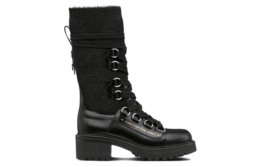 (W) Dior Mid-Top Lace-Up Boot 'Black Leather' 圖 3
