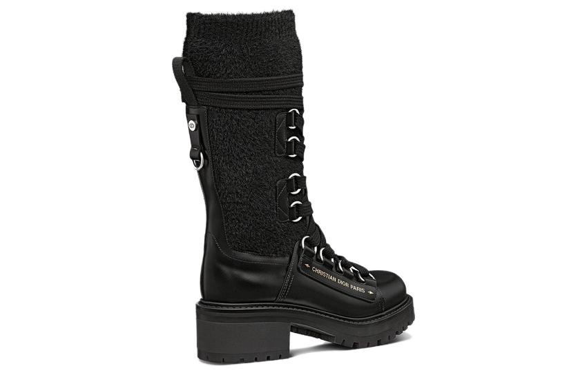 (W) Dior Mid-Top Lace-Up Boot 'Black Leather' 圖 4
