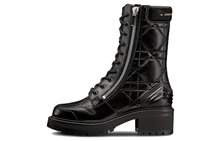 Buy (Women) Dior Mid-Top Leather Sneaker 'Black' KCI733CQC_900