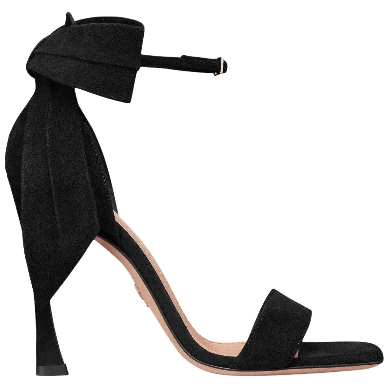 Order (W) Dior Mille ''Sandalo Nero in Velluto Confortevole'' KCQ938VVV_S900