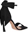 Shop (W) Dior Mille 'Sandal Beludru Hitam Keselesaan' KCQ938VVV_S900