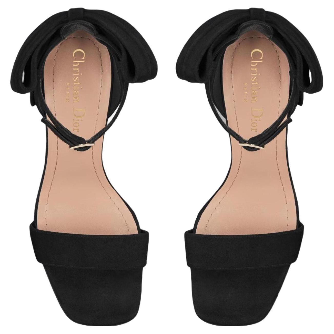 Purchase (W) Dior Mille ''Sandalo Nero in Velluto Confortevole'' KCQ938VVV_S900