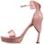 (W) Dior Mille Kulit 'Keselesaan Sederhana' Sandal Satu Tali 12cm 'Merah Jambu' KCQ944SAT_S19O