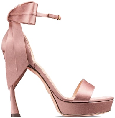 (Women) Dior Mille Leather 'Simplistic Comfort' One-Strap Sandals 12cm 'Pink' KCQ944SAT_S19O Order (Women) Dior Mille Leather 'Simplistic Comfort' One-Strap Sandals 12cm 'Pink' KCQ944SAT_S19O