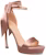 (W) Dior Mille Kulit 'Keselesaan Sederhana' Sandal Satu Tali 12cm 'Merah Jambu' KCQ944SAT_S19O