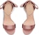 (W) Dior Mille Kulit 'Keselesaan Sederhana' Sandal Satu Tali 12cm 'Merah Jambu' KCQ944SAT_S19O
