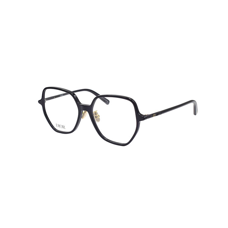 (Women) Dior MINI-CD-O Geometric Optical Glasses Black for Women. MINI-CD-O-S8F-110055