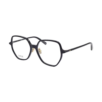 (Women) Dior MINI-CD-O Geometric Optical Glasses Black for Women. MINI-CD-O-S8F-110055