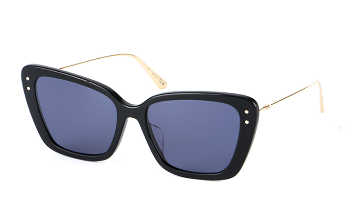 Buy (W) Dior MISS Dior 不規則框太陽眼鏡 黑色 MISDB5F-12B0