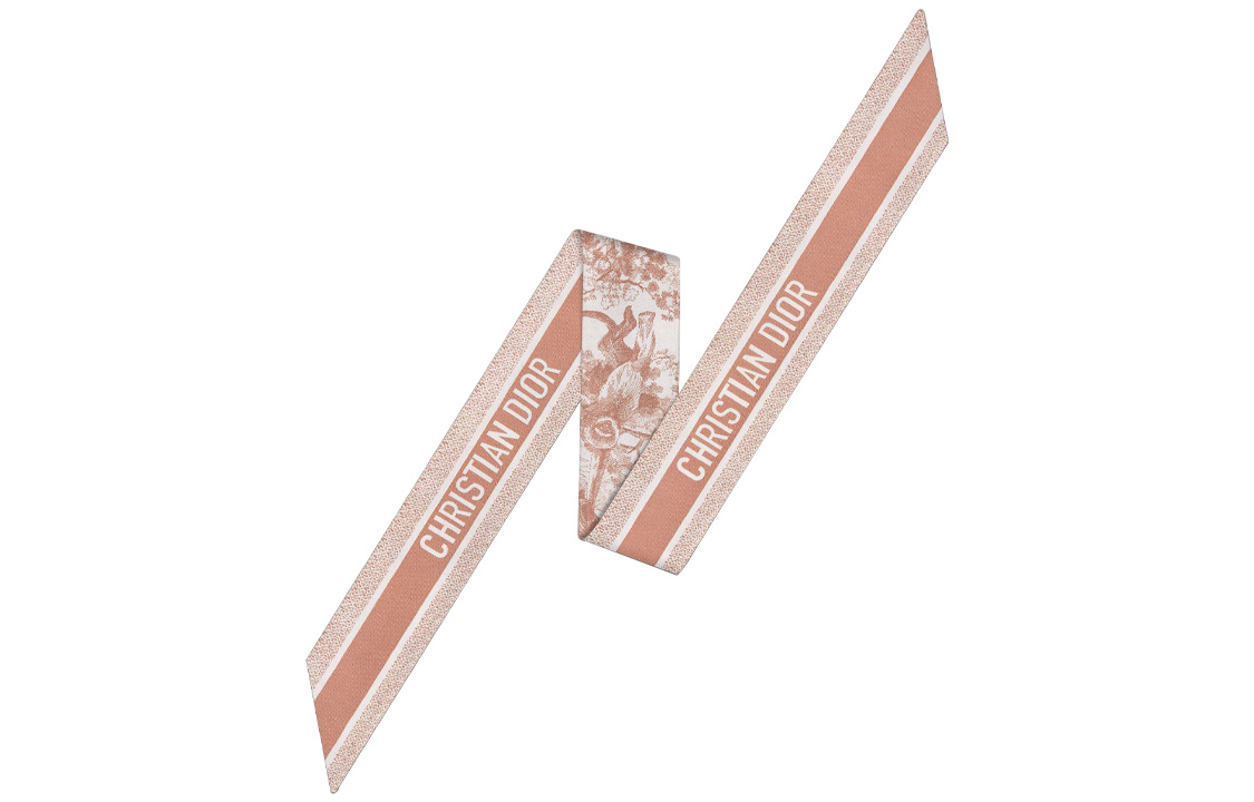 (Women) DIOR Mitzah Classic Print Silk Narrow Scarf for Women. 15JOU106I602-C420 圖 2