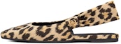 Buy (W) Dior Mizza 'Leopard Ballet Flats' Kasut Leper Balet Harimau Bintang KDB704LNY_S26U