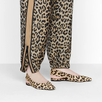 (W) Dior Mizza 'Bailarinas Leopardo'. KDB704LNY_S26U Details for (W) Dior Mizza 'Bailarinas Leopardo'. KDB704LNY_S26U