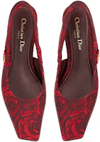 Shop DIOR 迪奧 Mizza 露跟高跟鞋 女款 緋紅色