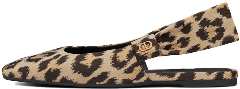 (W) Dior Mizza Sepatu Balet Cetakan Macan Tutul 'Cokelat' KCB704LNY_S26U Buy (W) Dior Mizza Sepatu Balet Cetakan Macan Tutul 'Cokelat' KCB704LNY_S26U