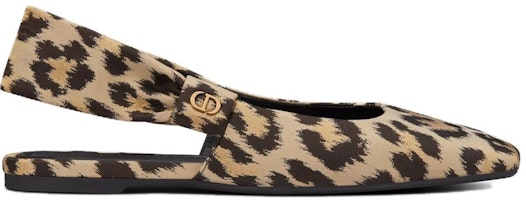 (W) 디올 미차 레오파드 브라운 발레 플랫 KCB704LNY_S26U Order (W) 디올 미차 레오파드 브라운 발레 플랫 KCB704LNY_S26U