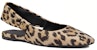 (W) Dior Mizza Balerina Cetakan Belang Leopard 'Coklat' KCB704LNY_S26U
