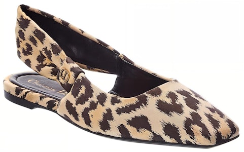 (W) Dior Mizza Sepatu Balet Cetakan Macan Tutul 'Cokelat' KCB704LNY_S26U Purchase (W) Dior Mizza Sepatu Balet Cetakan Macan Tutul 'Cokelat' KCB704LNY_S26U