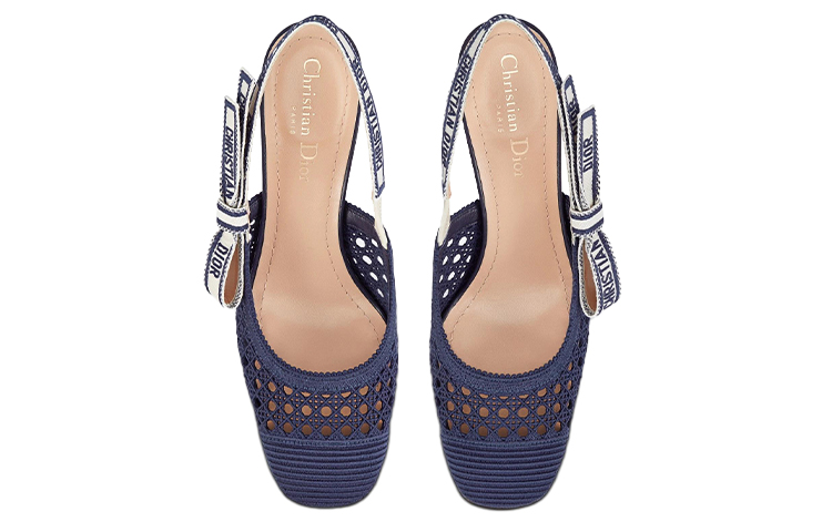 Lookbook (W) Dior Moi Kasut Tumit Tinggi 'Blue Slingback' KDP890RCE_S93B