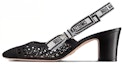 Buy (W) Dior MOI x Open-Heel Tinggi 'Hitam' KDP890RCE_S900