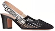 Order (W) Dior MOI x Open-Heel Tinggi 'Hitam' KDP890RCE_S900