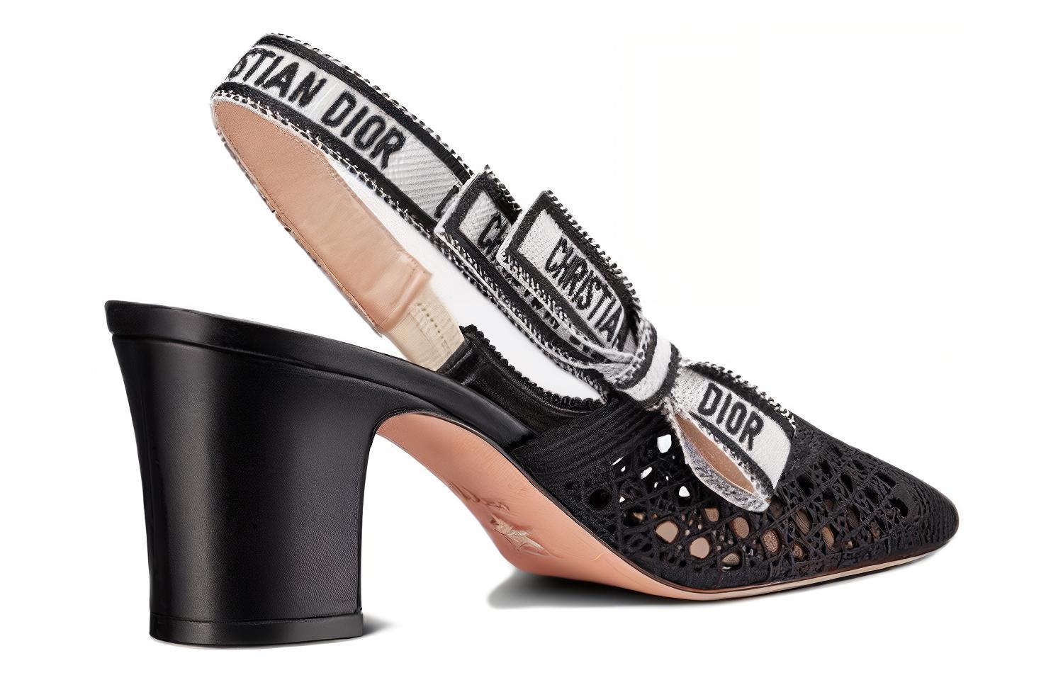 Lookbook (W) Dior MOI オープンヒール ハイ "ブラック" KDP890RCE_S900