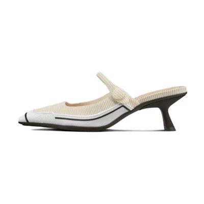 (W) Dior Motion 'Mule High Heels White'