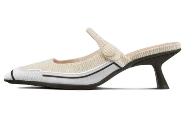 (Women) Dior Motion 'Mule High Heels White' KDP953DUF_S03W