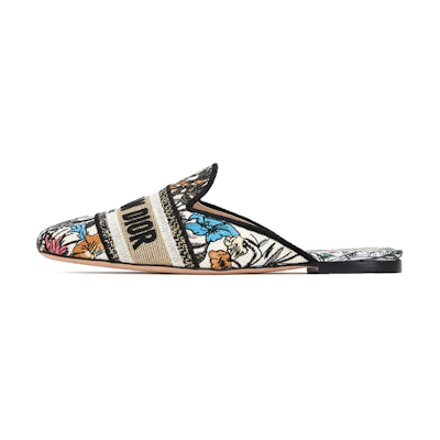 (W) Dior Mule Flat 'Fashion Elegant Floral'
