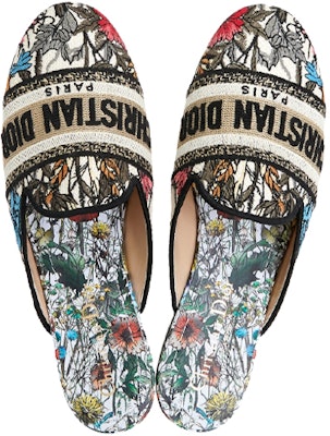 (W) Dior Mule Datar 'Floral Elegan dan Modis' KCB608MLE_89Z Shop (W) Dior Mule Datar 'Floral Elegan dan Modis' KCB608MLE_89Z
