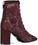 Lookbook (W) Stivaletti Dior Naughtily-D Mesh Ricamati con Fiori 3D 8cm ''Rosso Pesca Intenso''. KDI952FWU_S24V
