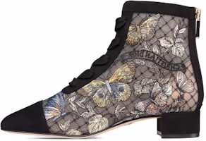(Women) Dior Naughtily-D 'Suede Ankle Boot Black Grey' KDI979BMT_S26X (Women) Dior Naughtily-D 'Suede Ankle Boot Black Grey' KDI979BMT_S26X