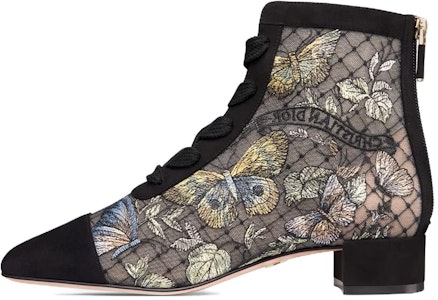 (W) Dior ノーティーD スエード アンクルブーツ (黒/灰) KDI979BMT_S26X Buy (W) Dior ノーティーD スエード アンクルブーツ (黒/灰) KDI979BMT_S26X