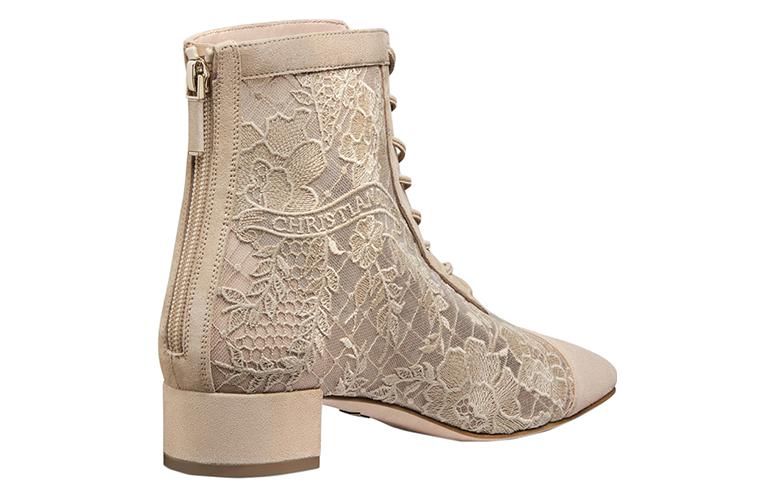 Shop (W) Dior Naughtily-D Sepatu Boot Hak Tinggi 3cm 'Beige' KCI850ROY_S10U