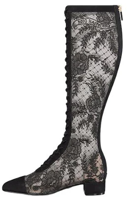 (Women) Dior Naughtily-D High-Top 'Black Mesh and Fabric Embroidery with Zipper' KDI851ROY_S900 Buy (Women) Dior Naughtily-D High-Top 'Black Mesh and Fabric Embroidery with Zipper' KDI851ROY_S900